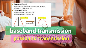 baseband transmission and passband transmission | baseband transmission | passband transmission
