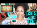 How to Whiten Teeth FAST & NATURALLY | SIMPLE Cleaning & Teeth Brushing Routine