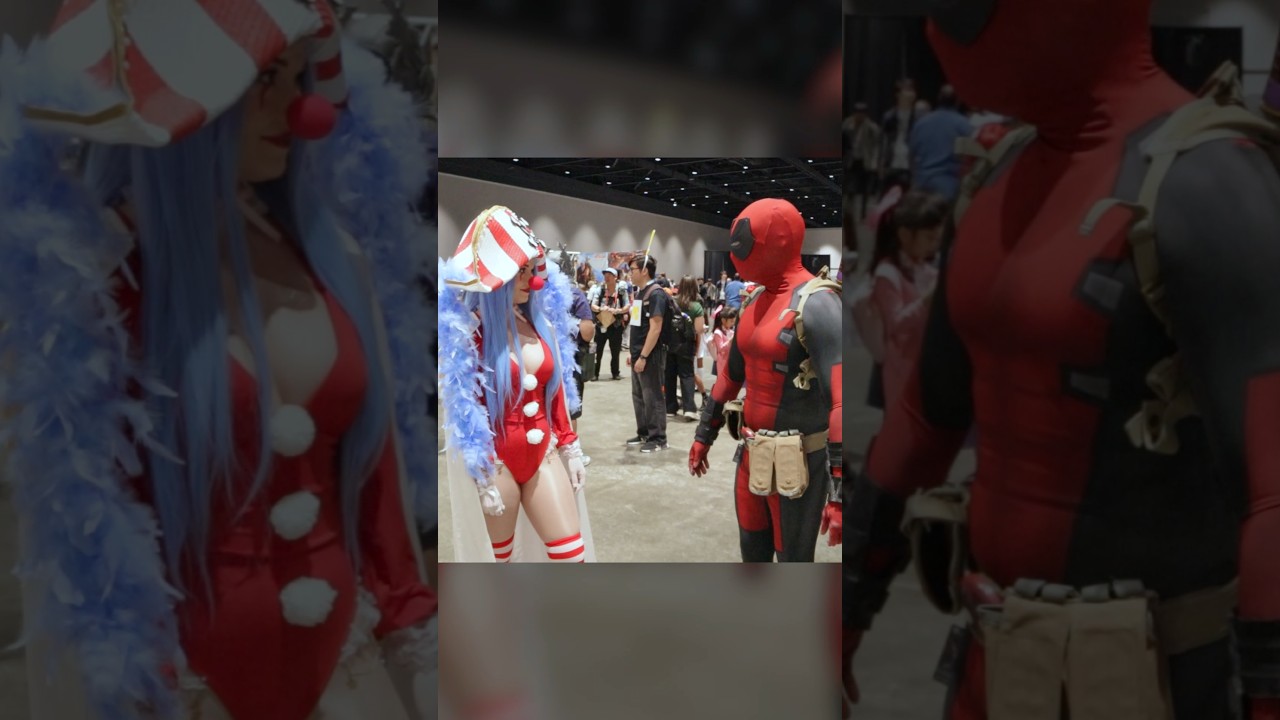 BASTARD BLOODY! 🤡 #deadpool #onepiece #cosplay