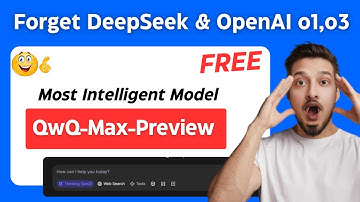 QwQ Max Preview (Fully Tested) : This NEW FREE LLM BEATS DEEPSEEK & OpenAI o1, o3