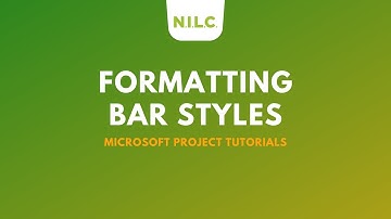 Formatting Bar Styles in Microsoft Project