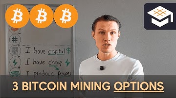 3x OPTIONS to Start Mining Bitcoin | Hashpower Academy