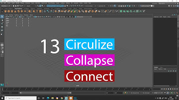 13 Circulize,Collapse and Connect Tool |Maya Tutorials [Hindi]