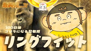 【リングフィット】100日後にゴリラになる忍者猿 最終回…！？【火野アラシ/リン久真君】