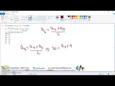 GMAT Quantitative: Sequences