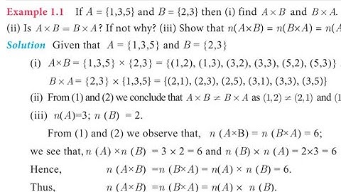10th maths EXAMPLE 1.1 english medium in tamil tamil medium UNIT 1 Relations and Functions