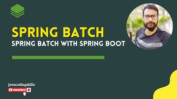 How to create spring batch application using spring boot?