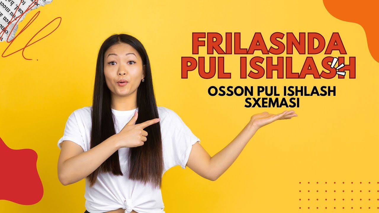 Eng osson pul ishlash sxemasi, Fiver da pul ishlash, Frilan orqali pul ishlash