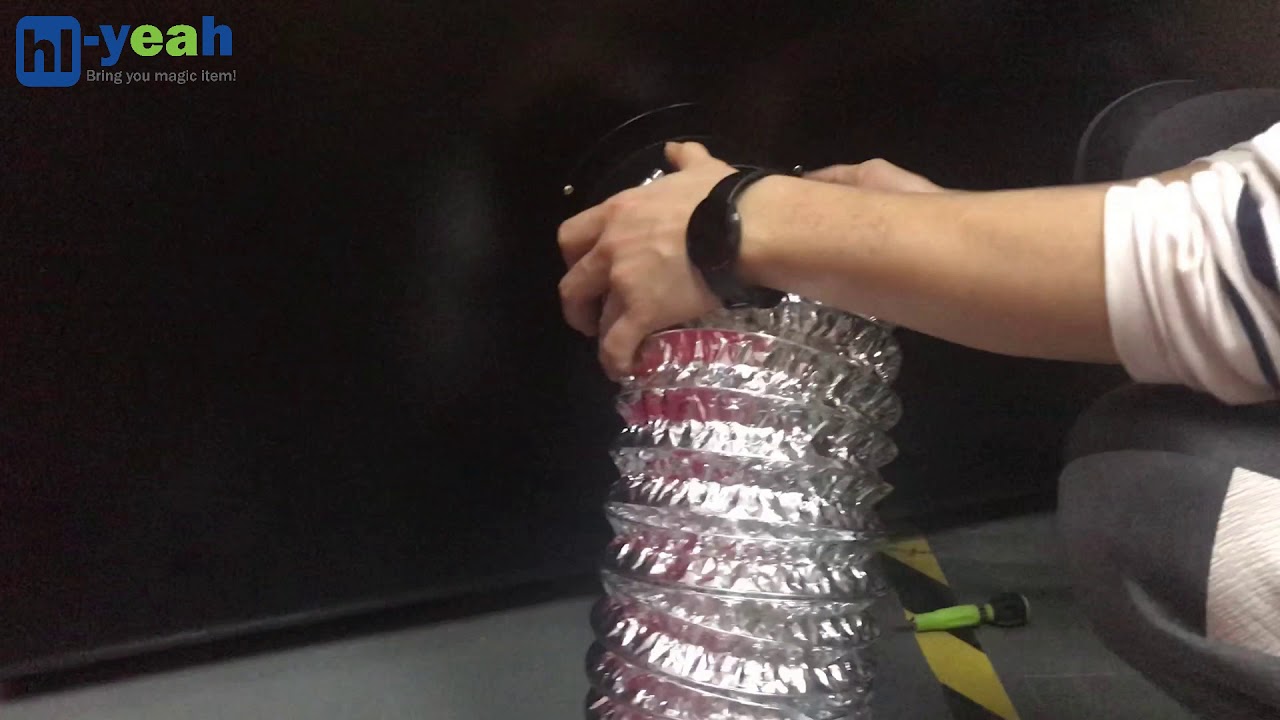 The Exhaust Fan Installation of HL 1060 CO2 laser Engraver Machine