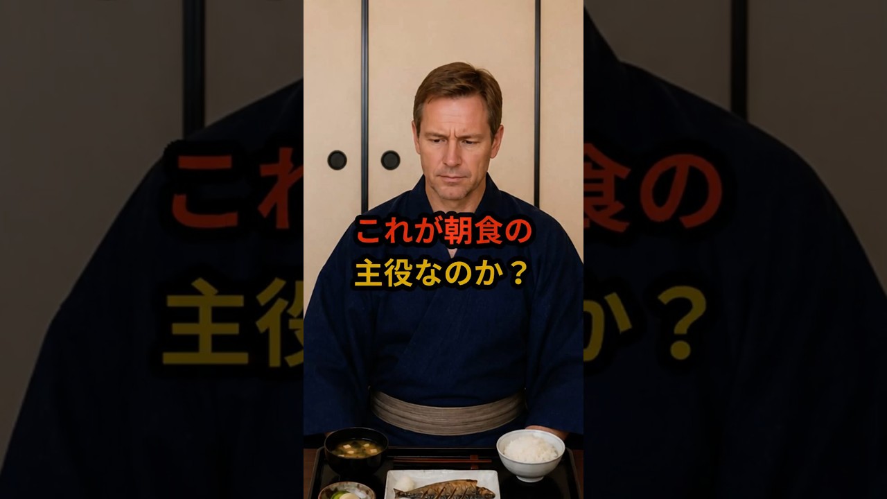 「これが朝ごはん？」外国人父が旅館の焼き魚で驚いた