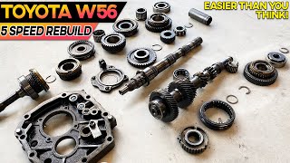 How To Rebuild a Toyota W56 Manual Transmission (22RE)  Complete Disassembly & Teardown