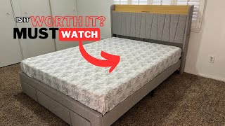 I Finally Found the Perfect Modern Bed Frame! Hidden Storage + Charging Station
