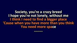 Eddie Vedder - Society - Into The Wild OST - Karaoke Instrumental Lyrics - ObsKure