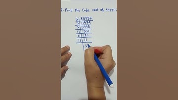 Find the Cube root of 35937 in easy way # Nidhi academy # a short video