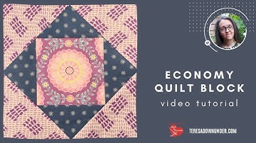 Economy quilt block video tutorial