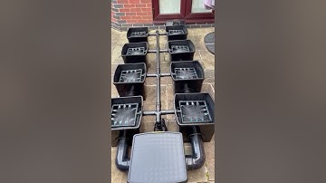 AquaCharge 8 Pot RDWC 4 inch return Spray system