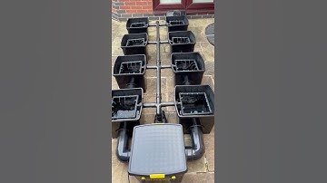 AquaCharge 8 Pot RDWC 4 inch return Spray system