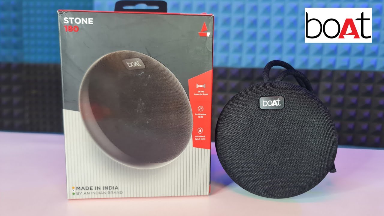 Boat Stone 180 Bluetooth Speaker UNBOXING REVIEW SOUND TEST 10 Hours Battery Backup 1200rs