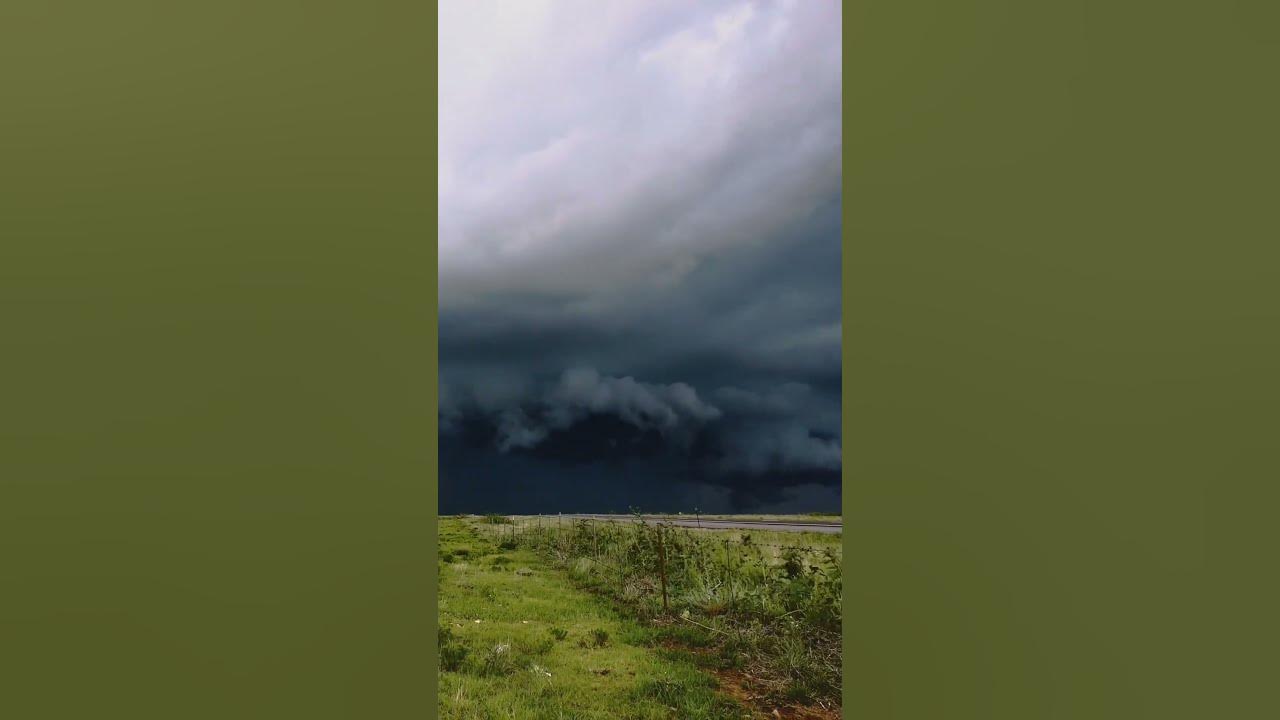 Formidable storm over I25 near Wagon Mound, New Mexico with damaging