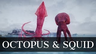 Skyrim Mod: Giant Cephalopods - Mihail Monsters and Animals - Octopus & Squid Skyrim Mod: Giant Cephalopods - Mihail Monsters and Animals - Octopus & Squid