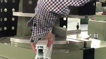 single head variable angle welding machine for pvc window and door