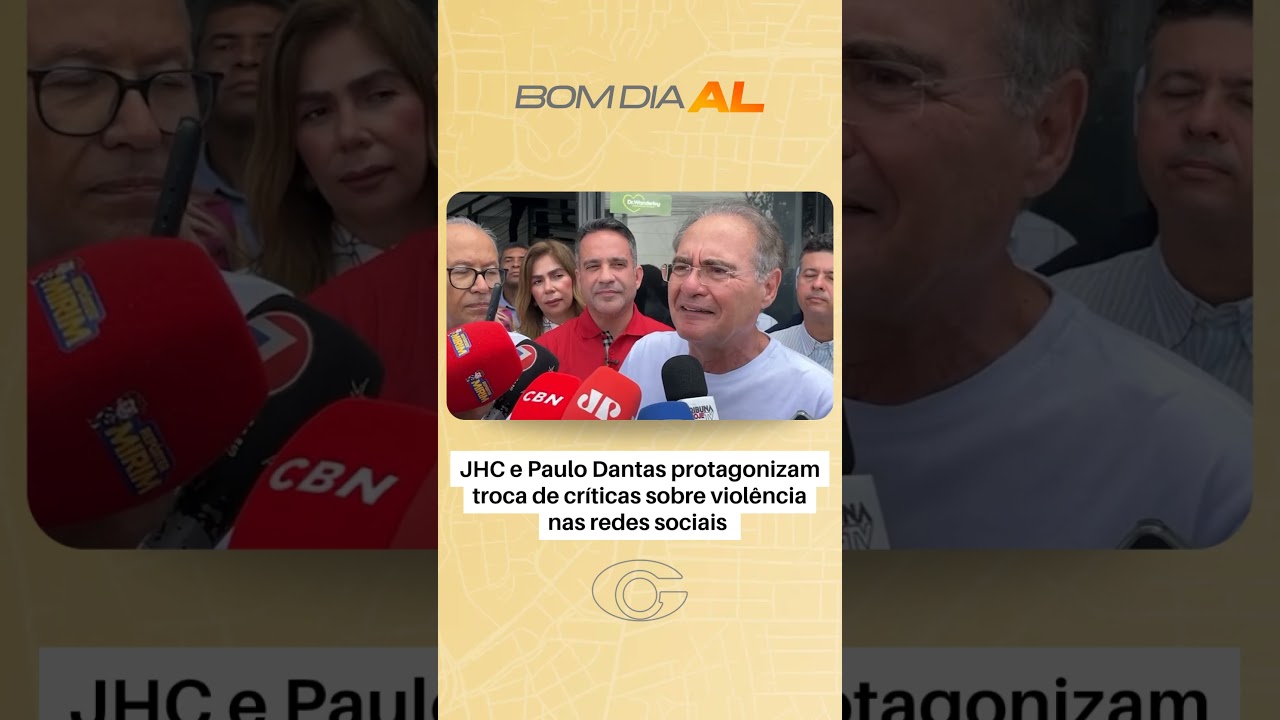 JHC e Paulo Dantas protagonizam troca de críticas sobre violência nas redes sociais