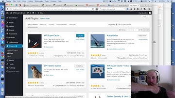 How to Install and Activate WP Super Cache