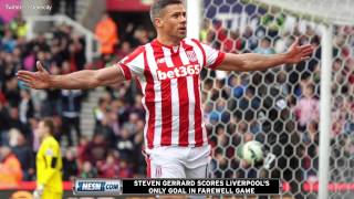Steven Gerrard Scores Lone Liverpool Goal in Farewell Game screenshot 4
