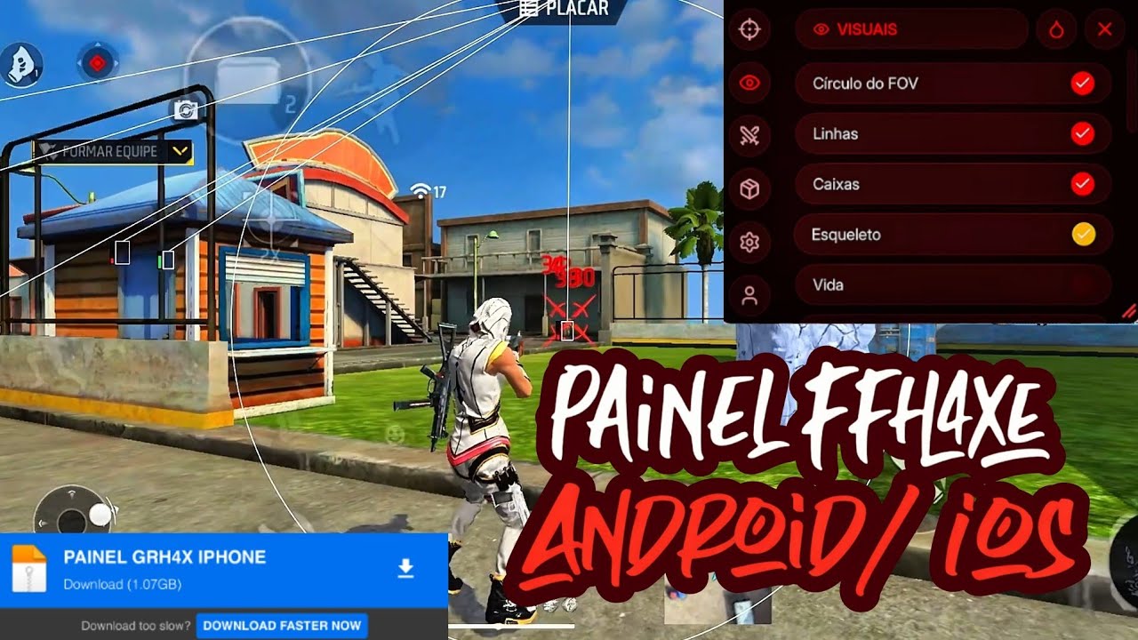 PAINEL FFH4X XIT 2026🔥AIMBOT + HEADTRICK |ANDROID & IOS(IPA)☠️😱SCARLET GRÁTIS LINK DIRETO ATUALIZADO