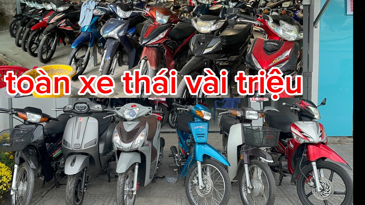 wave thái 110cc 100cc vài triệu có xe thái giá siêu rẻ tại kiên giang an giang 