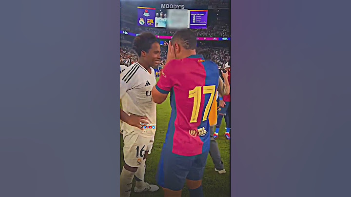 حاضر ومستقبل ريال مدريد و برشلونة في لقطة 😍❤️🤍
