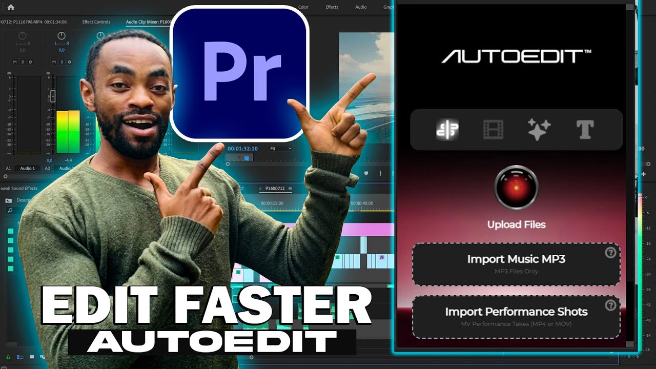 HOW I EDIT MUSIC VIDEO WITH AUTOEDIT IN 25 MIN IN PREMIE PRO TUTORIAL ...