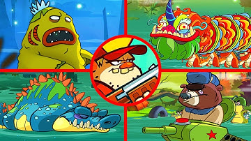 Swamp Attack 1 And 2 - All Bosses (Boss Fight) 1080P 60 FPS