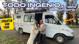 Lo hicieron RECICLANDO, para VIAJAR a donde los lleve el SAXO. VANTOUR del MOTORHOME + INGENIOSO