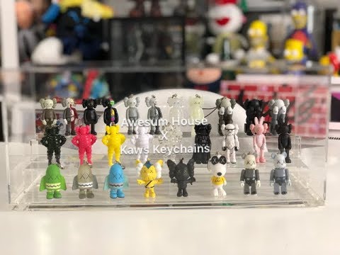 My Kaws Keychain Collection  Awesum House x Kaws Keychains