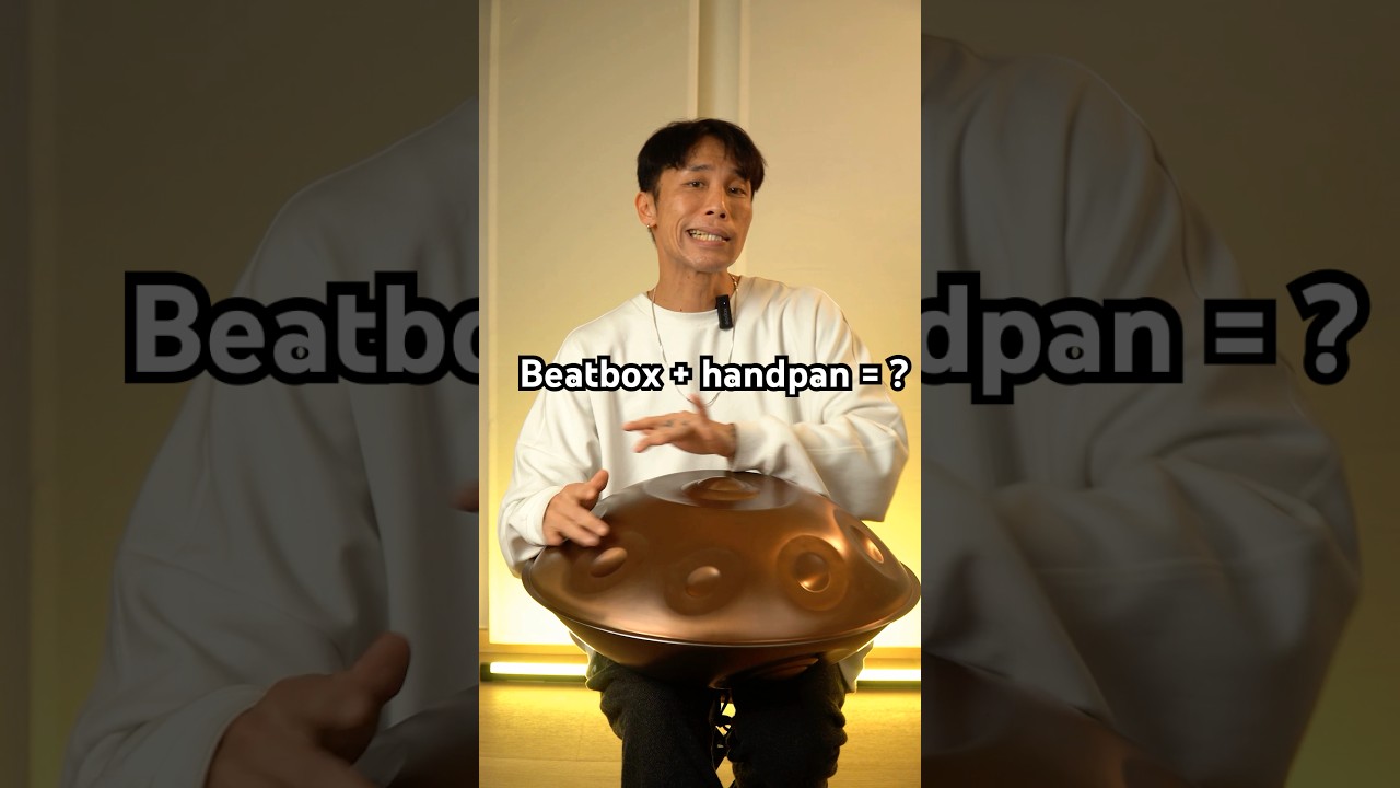 Have you ever heard this combination? What do you think of@REOMATSUMOTO’s handpan and bb skills?
