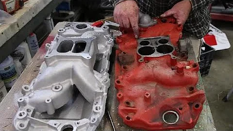 Swapping a Stock Intake for a new Edelbrock intake on a 454