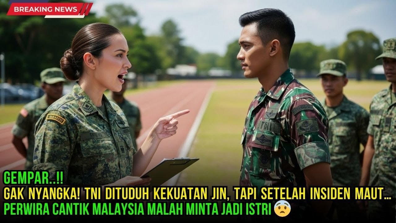 Perwira Cantik Malaysia Menghina TNI: “Kamu Pake Jin!”—10 Menit Kemudian Dia MENANGIS & Minta...