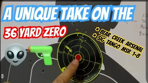 Theoretical discussion about the 36 yard zero