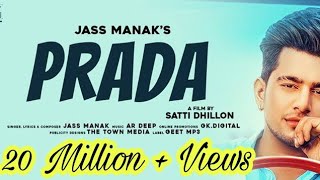 PRADA || JASS MANAK || New punjabi song (2018)||