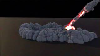 Houdini Missile launcher pyro simulation with multiple sourcing and simulation, files included