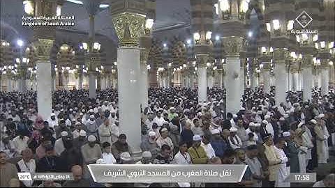 صلاة المغرب لـ فضيلة الشيخ عبدالباري الثبيتي يوم السبت ٢٤ جمادي الآخرة ١٤٤٥هـ من سورة هود والشمس