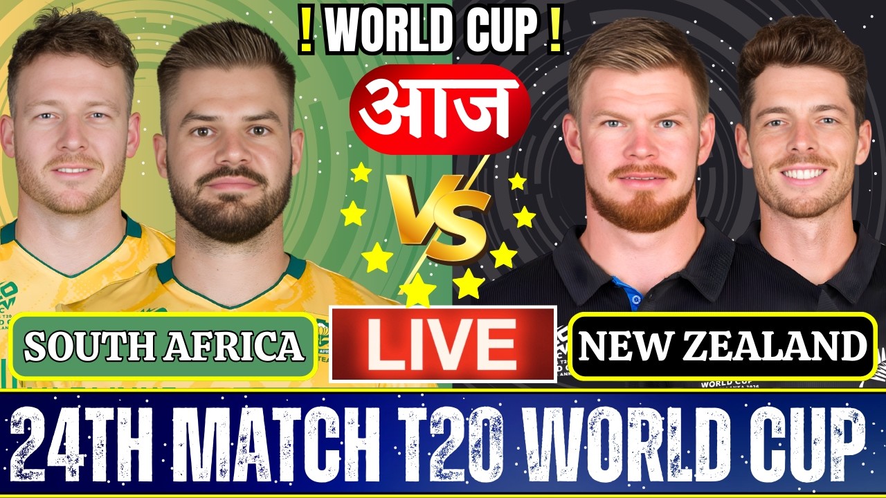 NZ vs SA Live, Live Cricket Match Today, New Zealand vs South Africa T20 World Cup Live Match Today