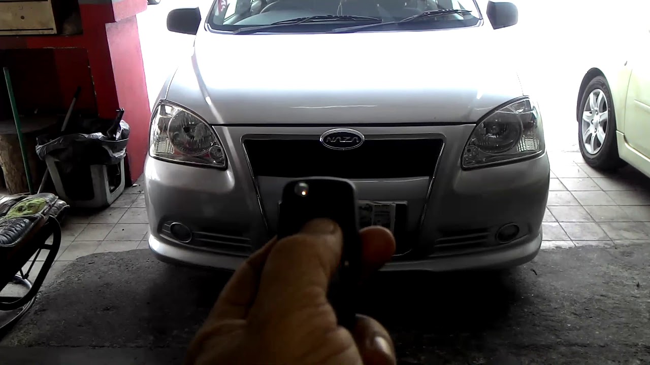 Naza Citra Alarm Remote To Flip Key Youtube
