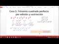 trinomio cuadrado perfecto por adición y sustracción profesor lara