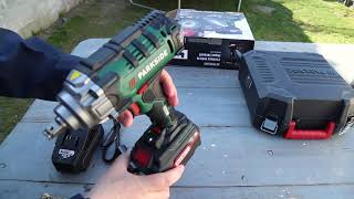 Parkside Cordless Vehicle Impact Wrench from Lidl