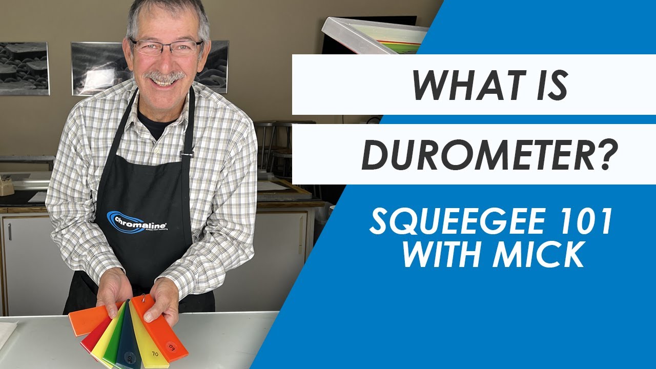 Screen Printing Basics - Squeegees - What 'Durometer' is Best For You? 