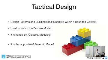 DDD Tactical Design and Clean Architecture @ivanpaulovich