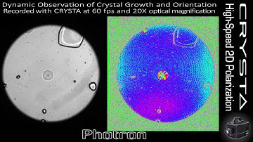 Photron CRYSTA high-speed 2D polarization camera for Rheology