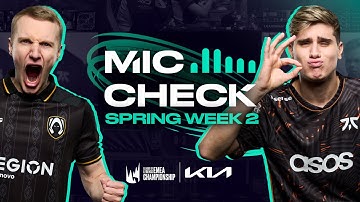 Ban Draven! | Kia Mic Check | 2023 LEC Spring Week 2